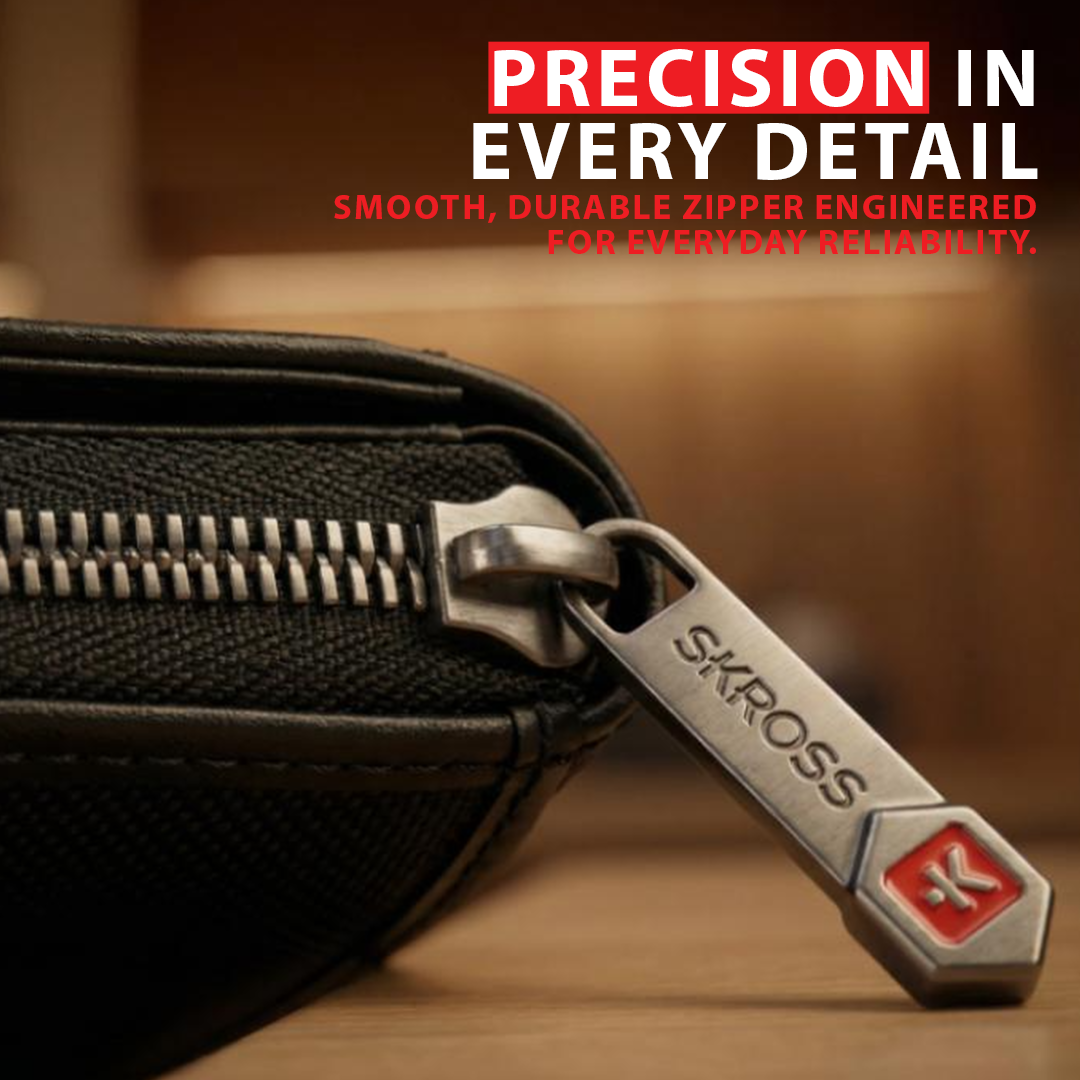 Secure RFID Multi-Currency & Multi-Pocket Card Holder | Designed in Swiss