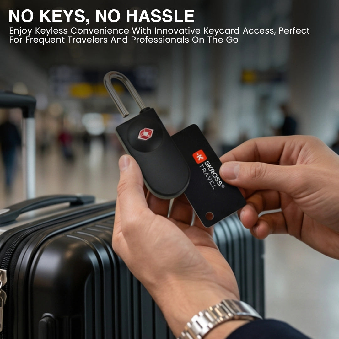 SmartCard TSA Lock Set with 2 Card Keys by Skross | Designed in Swiss | 1 Year Warranty