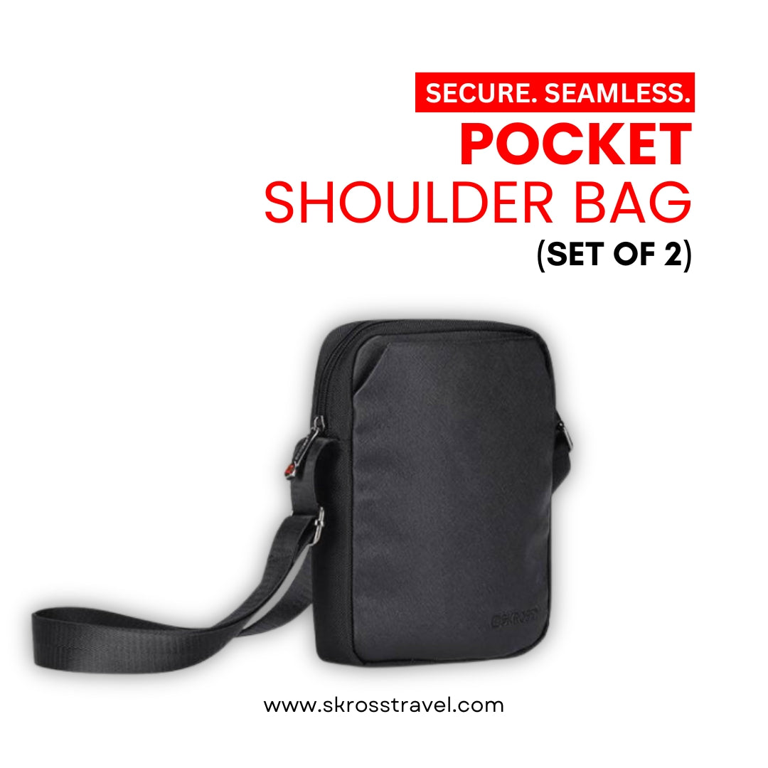 Pocket Shoulder Bag - Travel Organizer - SKROSS Travel