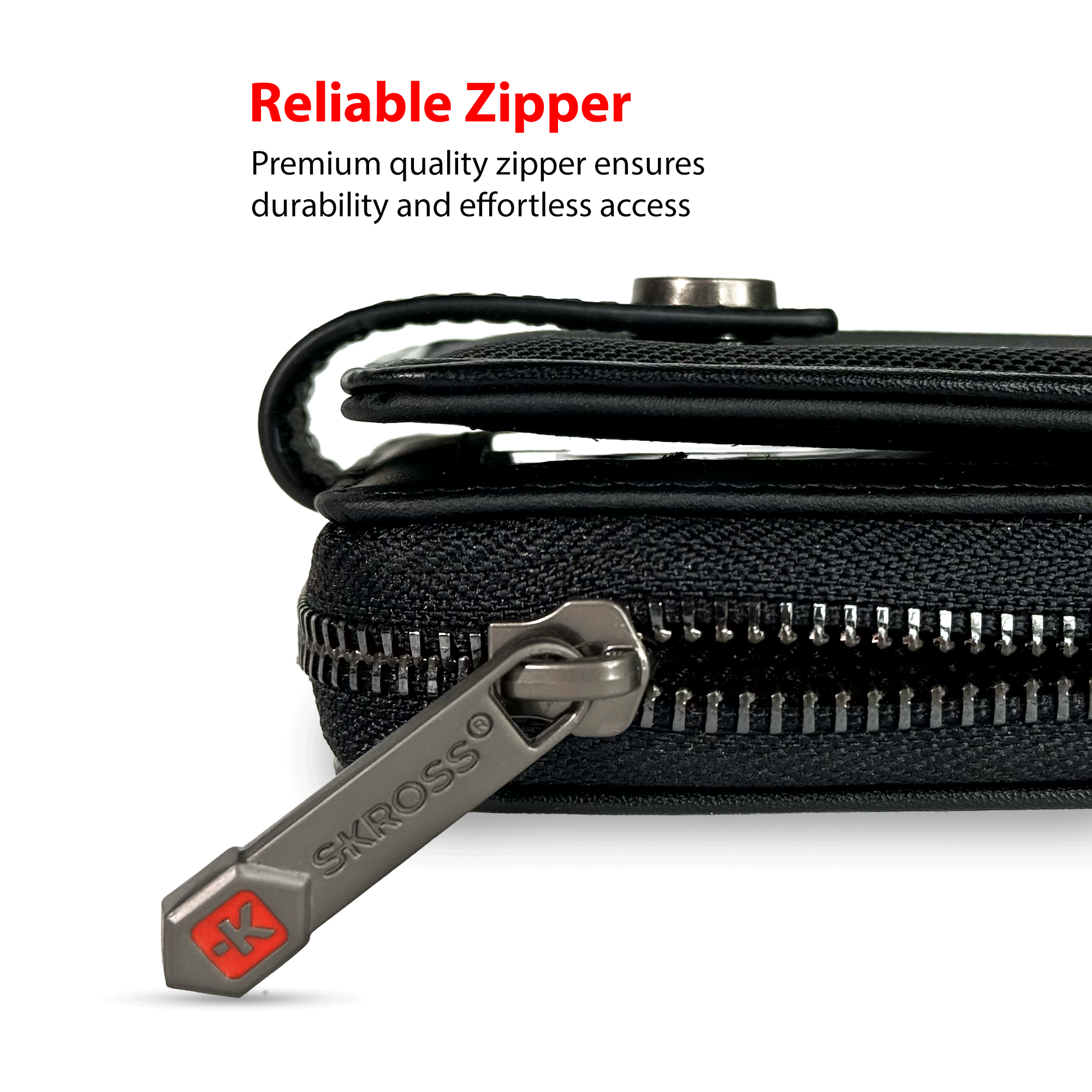Secure Card Holder & Coin Zipper Wallet - Travel Organizer - SKROSS Travel
