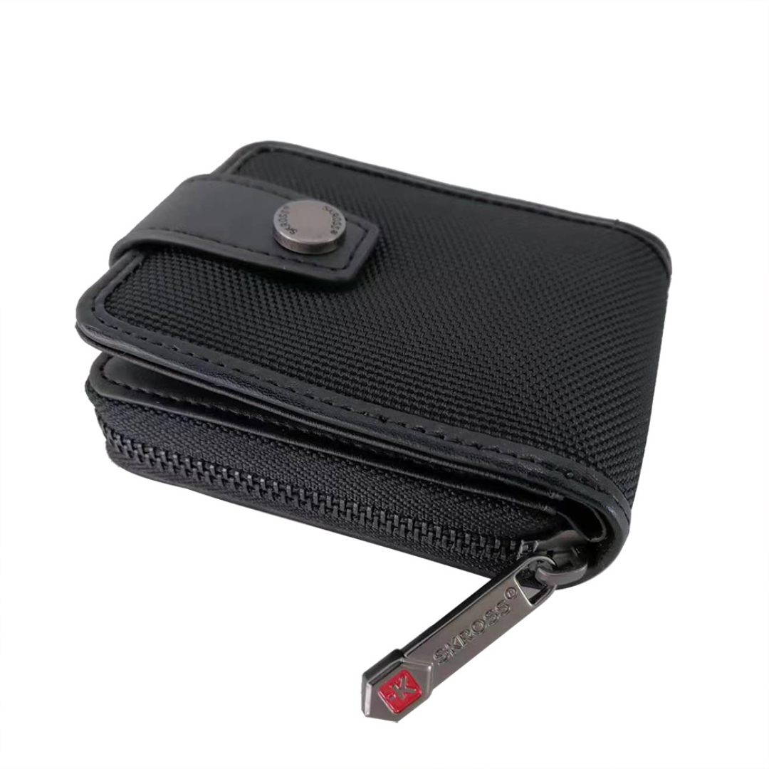 Secure Card Holder & Coin Zipper Wallet - Travel Organizer - SKROSS Travel