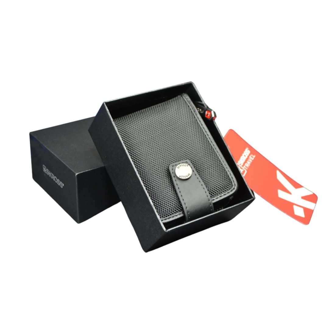 Secure Card Holder & Coin Zipper Wallet - Travel Organizer - SKROSS Travel