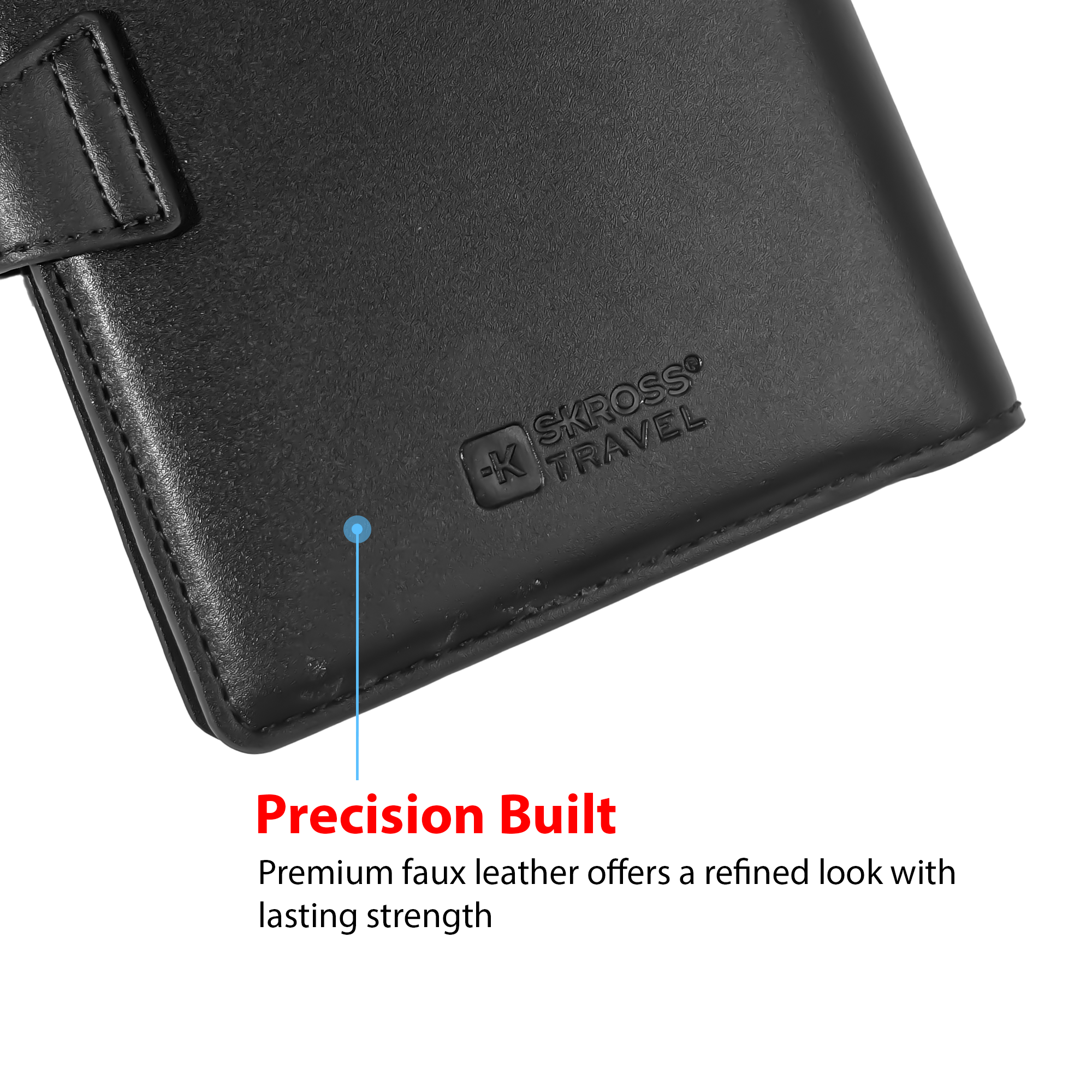 Ambassador Passport Wallet - Black - Travel Organizer - SKROSS Travel