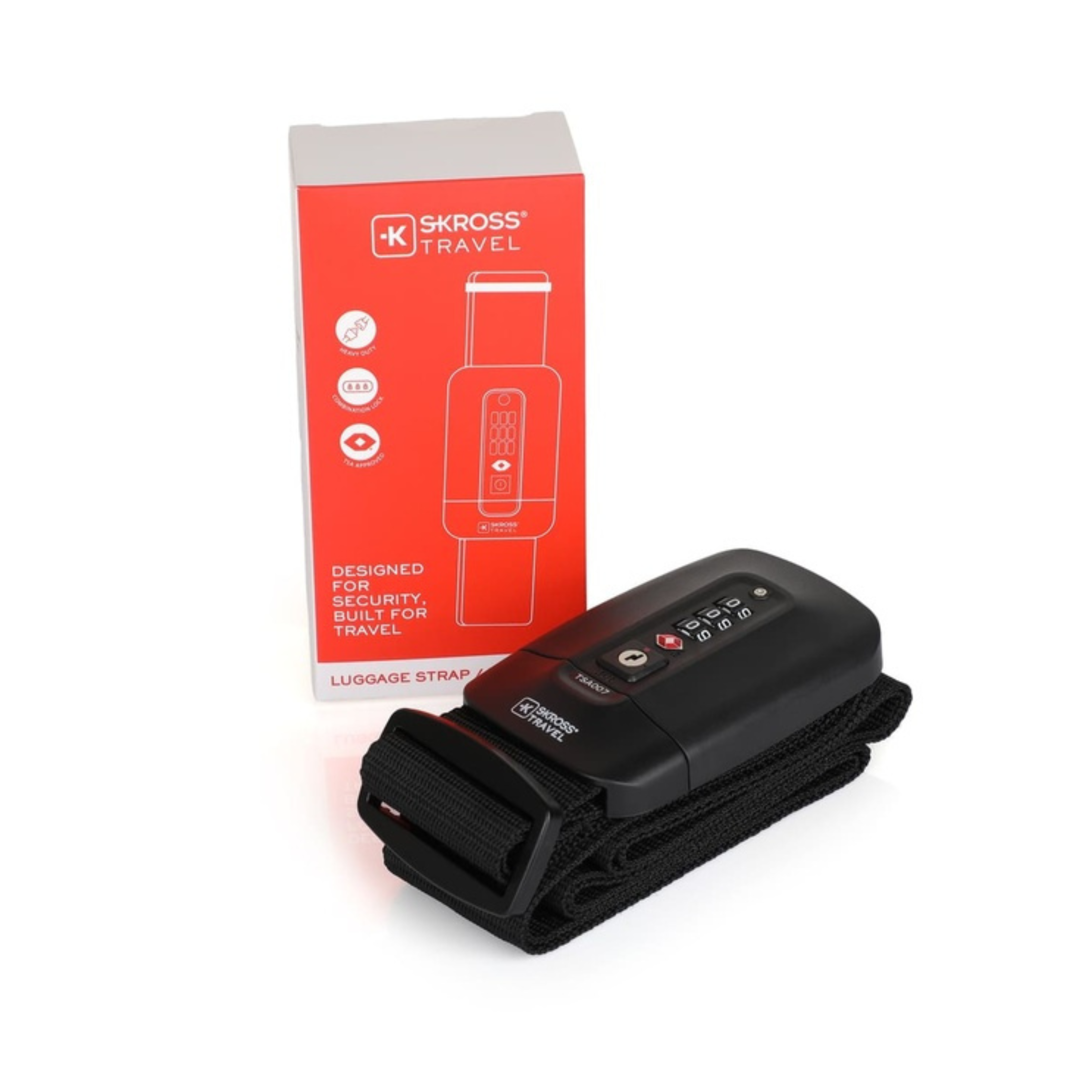 Luggage Belt With TSA Lock - Travel Organizer - SKROSS Travel