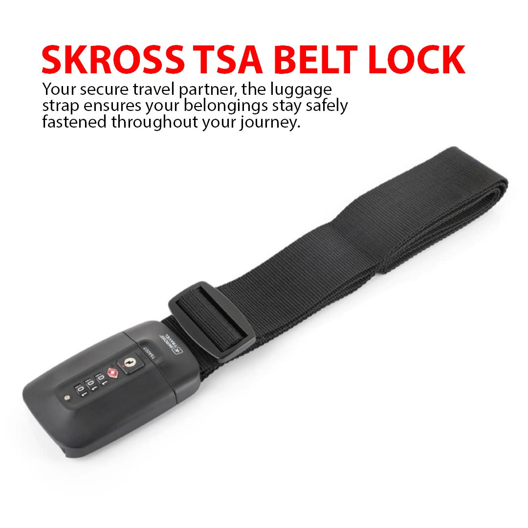 Luggage Belt With TSA Lock - Travel Organizer - SKROSS Travel