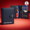 Personalised Ambassador RFID Passport, Cards, & Currency Organizer Wallet - Blue (Cash on Delivery - Not Applicable)