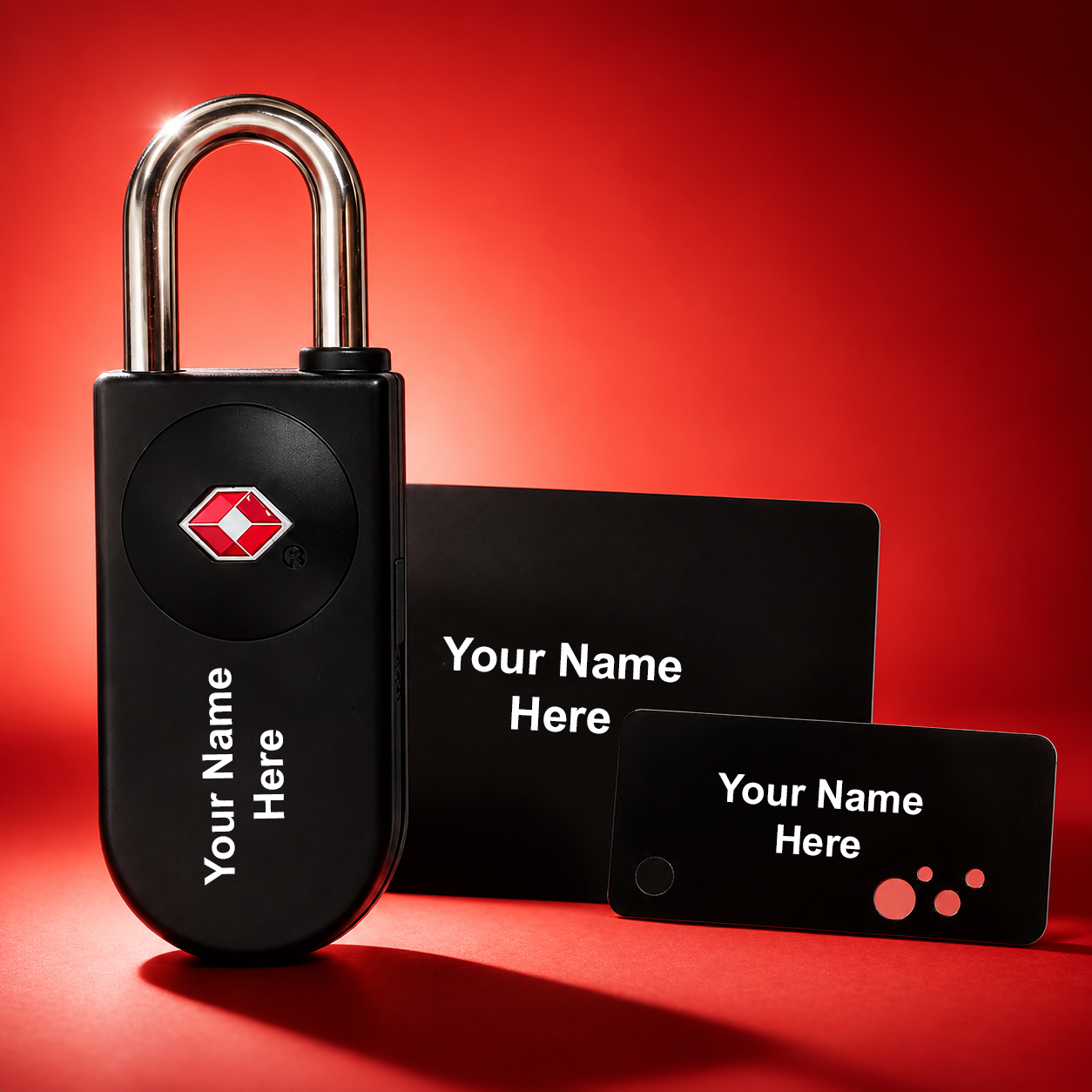 Personalised SmartCard TSA Lock Set with 2 Card Keys by Skross | Designed in Swiss | 1 Year Warranty